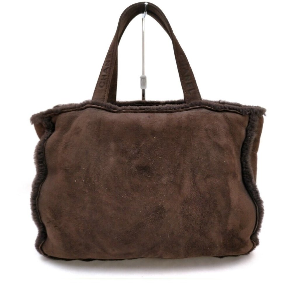 Chanel Bag Brown Suede Leather Bag